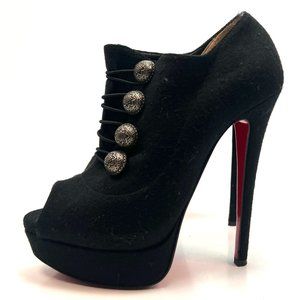 🌷❤️‍🔥SPRING SALE 🔥 FINAL PRICE🌷Christian Louboutin Loubout 140 Ankle Boot 37